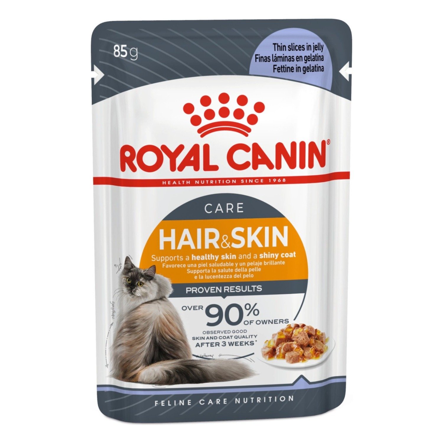 Royal Canin Intense Beauty Wet Cat Food Thin Slices in Jelly