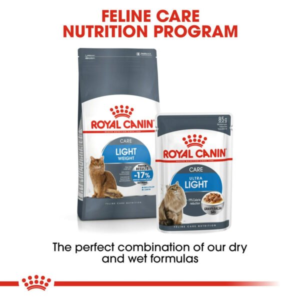 Royal Canin Ultra Light Wet Cat Food Thin Slices in Gravy