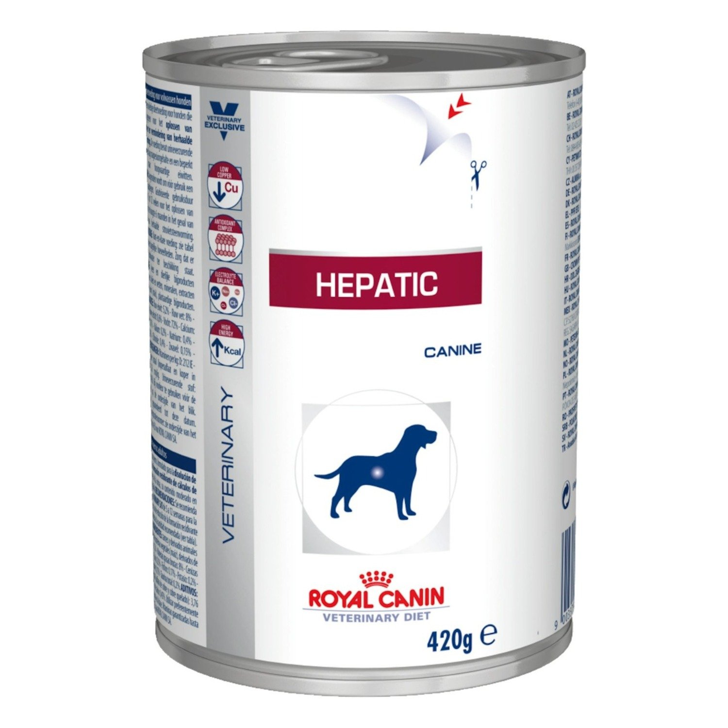 Royal Canin Veterinary Diet Hepatic Wet Dog Food Loaf