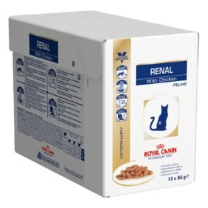 Royal Canin Veterinary Diet Renal with Chicken Wet Cat Food Pouch
