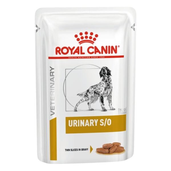 Royal Canin Veterinary Diet Urinary S/O Wet Dog Food Thin Slices in Gravy