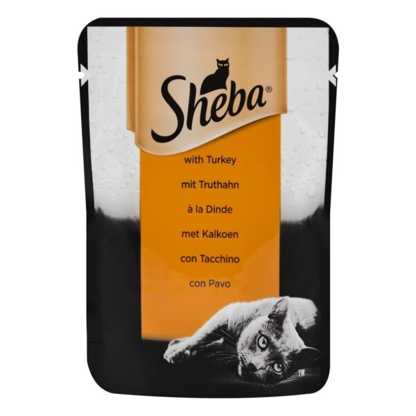 Sheba Wet Food with Turkey for Adult Cats, 50 g
