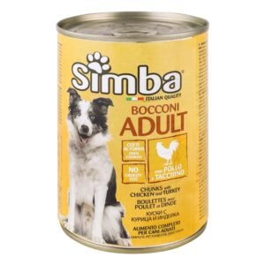 Simba Wet Food with Chicken & Turkey for Adult Dogs, 415 g
