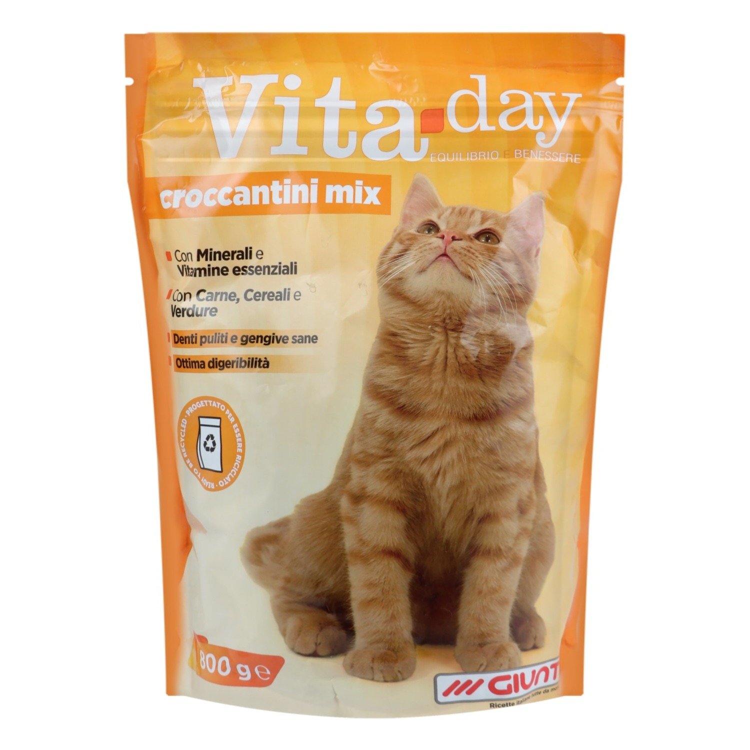 Vita Day Mixed Dry Food for Adult Cats, 800 g