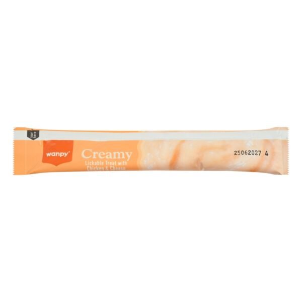 Wanpy Creamy Lickable Cat Treat with Chicken & Cheese, 14 g