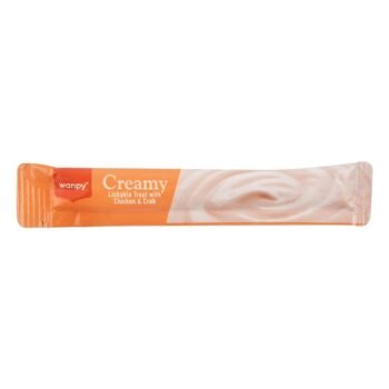 Wanpy Creamy Lickable Cat Treat with Chicken & Crab, 14 g